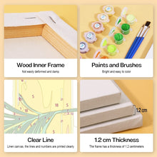 Afbeelding in Gallery-weergave laden, Schilderen op nummer – Set van 6 doeken | Natuurlijke Oliën