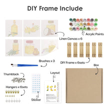 Afbeelding in Gallery-weergave laden, Schilderen op nummer – Set van 6 doeken | Natuurlijke Oliën