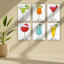 Afbeelding in Gallery-weergave laden, Schilderen op nummer – Set van 6 doeken | Klassieke Cocktails