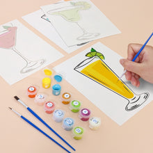 Afbeelding in Gallery-weergave laden, Schilderen op nummer – Set van 6 doeken | Klassieke Cocktails