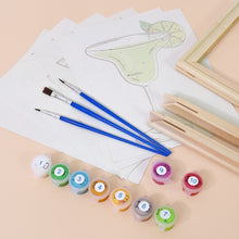 Afbeelding in Gallery-weergave laden, Schilderen op nummer – Set van 6 doeken | Klassieke Cocktails