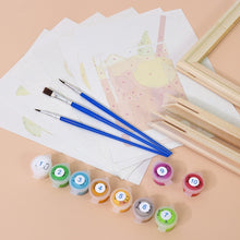 Afbeelding in Gallery-weergave laden, Schilderen op nummer – Set van 6 doeken | Tropische Cocktails