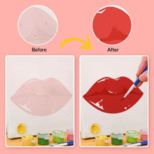 Afbeelding in Gallery-weergave laden, Schilderen op nummer – Set van 6 doeken | Rode Lippen