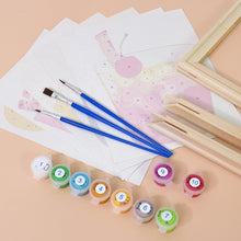 Afbeelding in Gallery-weergave laden, Schilderen op nummer – Set van 6 doeken | Tropische Popdranken