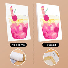 Afbeelding in Gallery-weergave laden, Schilderen op nummer – Set van 6 doeken | Tropische Popdranken