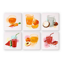 Afbeelding in Gallery-weergave laden, Schilderen op nummer – Set van 6 doeken | Gezonde Sappen