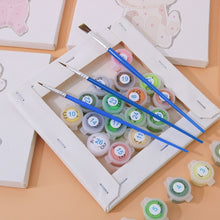 Afbeelding in Gallery-weergave laden, Schilderen op nummer – Set van 6 doeken | Schattige Dieren