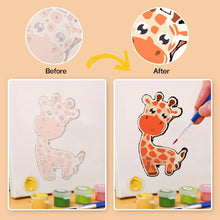 Afbeelding in Gallery-weergave laden, Schilderen op nummer – Set van 6 doeken | Schattige Dieren