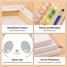 Afbeelding in Gallery-weergave laden, Schilderen op nummer – Set van 6 doeken | Schattige Dierfiguren