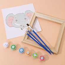 Afbeelding in Gallery-weergave laden, Schilderen op nummer – Set van 6 doeken | Schattige Dierengezichten 2