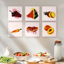 Afbeelding in Gallery-weergave laden, Schilderen op nummer – Set van 6 doeken | Fruit en Groenten