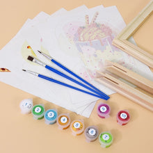 Afbeelding in Gallery-weergave laden, Schilderen op nummer – Set van 6 doeken | Milkshakes