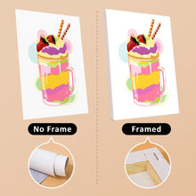 Afbeelding in Gallery-weergave laden, Schilderen op nummer – Set van 6 doeken | Milkshakes