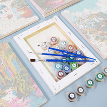 Afbeelding in Gallery-weergave laden, Schilderen op nummer – Set van 6 doeken | Mediterrane Taferelen