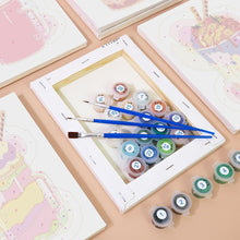 Afbeelding in Gallery-weergave laden, Schilderen op nummer – Set van 6 doeken | Kleurrijke Milkshakes