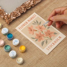 Afbeelding in Gallery-weergave laden, Mini Schilderen op Nummer met lijst - Bloemenmarkt - Stockholm