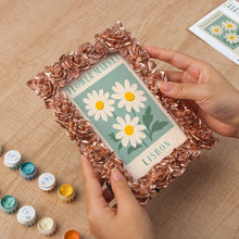 Afbeelding in Gallery-weergave laden, Mini Schilderen op Nummer met lijst - Bloemenmarkt - Lissabon