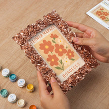 Afbeelding in Gallery-weergave laden, Mini Schilderen op Nummer met lijst - Bloemenmarkt - Honolulu