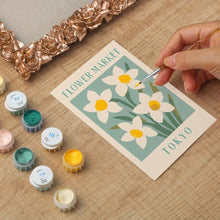 Afbeelding in Gallery-weergave laden, Mini Schilderen op Nummer met lijst - Bloemenmarkt - Tokio