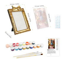 Afbeelding in Gallery-weergave laden, Mini Schilderen op Nummer met lijst - Mediterrane Binnenplaats