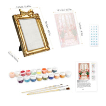 Afbeelding in Gallery-weergave laden, Mini Schilderen op Nummer met lijst - Bloeiend Venster