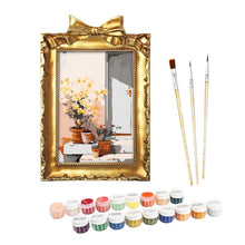 Afbeelding in Gallery-weergave laden, Mini Schilderen op Nummer met lijst - Binnenplaats in Bloei