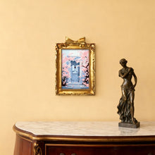 Afbeelding in Gallery-weergave laden, Mini Schilderen op Nummer met lijst - Bloesems bij de Blauwe Deur