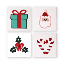 Afbeelding in Gallery-weergave laden, Mini Schilderen op Nummer 20x20cm (4 stuks) - Klassieke Kersticonen 2