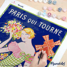 Afbeelding in Gallery-weergave laden, Schilderen op Nummer - Moulin Rouge-affiche - Parijs dat draait