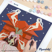 Afbeelding in Gallery-weergave laden, Schilderen op Nummer - Moulin Rouge-affiche - De Mistinguett-revue