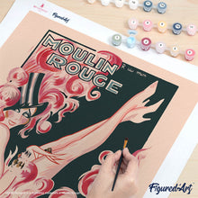 Afbeelding in Gallery-weergave laden, Schilderen op Nummer - Moulin Rouge-affiche - Mistinguett