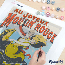 Afbeelding in Gallery-weergave laden, Schilderen op Nummer - Moulin Rouge-affiche - Parijs dat danst