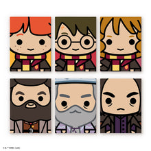 Afbeelding in Gallery-weergave laden, Mini Schilderen op Nummer 15x20cm (6 stuks) - Chibi-gezichten van Harry Potter