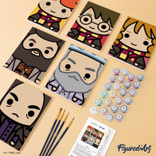 Afbeelding in Gallery-weergave laden, Mini Schilderen op Nummer 15x20cm (6 stuks) - Chibi-gezichten van Harry Potter