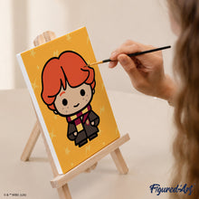 Afbeelding in Gallery-weergave laden, Mini Schilderen op Nummer 15x20cm (6 stuks) - Chibi-collectie van Harry Potter