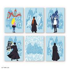 Afbeelding in Gallery-weergave laden, Mini Schilderen op Nummer 15x20cm (6 stuks) - Harry Potter - Kijkend naar de Toekomst