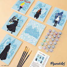 Afbeelding in Gallery-weergave laden, Mini Schilderen op Nummer 15x20cm (6 stuks) - Harry Potter - Kijkend naar de Toekomst
