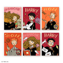 Afbeelding in Gallery-weergave laden, Mini Schilderen op Nummer 15x20cm (6 stuks) - Harry Potter - Magieacademie