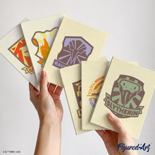 Afbeelding in Gallery-weergave laden, Mini Schilderen op Nummer 15x20cm (6 stuks) - De afdelingen van Harry Potter
