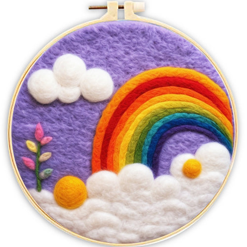 Naaldvilt pakket Regenboog in de Lucht
