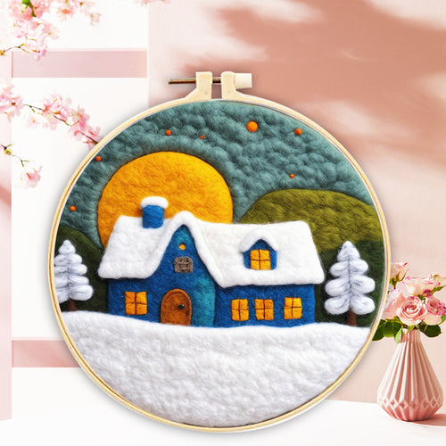 Naaldvilt pakket Blauw Winterhuis