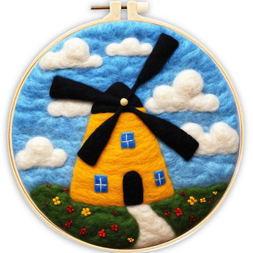 Naaldvilt pakket Gele Windmolen