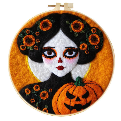 Naaldvilt pakket Zonnebloem Halloween Meisje