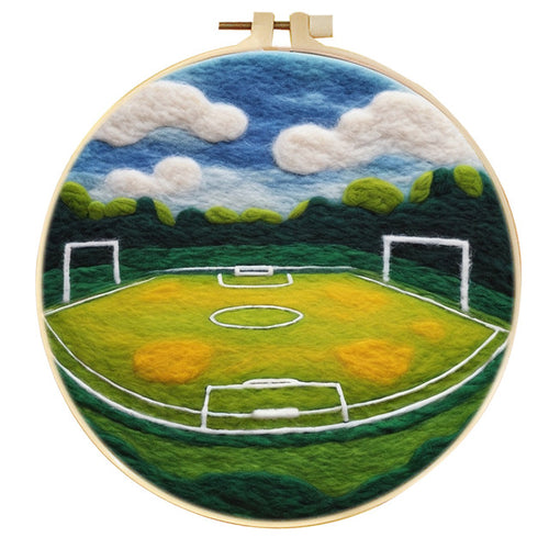 Naaldvilt pakket Voetbalveld