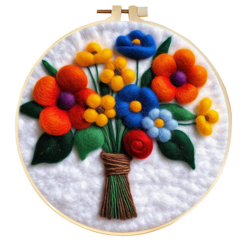 Naaldvilt pakket Bos bloemen