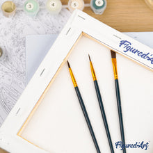 Afbeelding in Gallery-weergave laden, Mini Schilderen op Nummer met Frame - Koraal van Roos 2