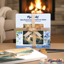 Afbeelding in Gallery-weergave laden, Mini Schilderen op Nummer met Frame - Landschap en planten