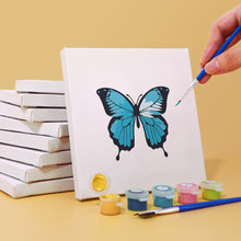 Afbeelding in Gallery-weergave laden, Mini Schilderen op Nummer 15x15cm (6 stuks) - Gekleurde Vlinder
