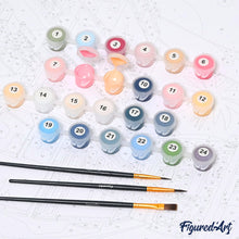 Afbeelding in Gallery-weergave laden, Schilderen op Nummer - Herfsthut aan het meer