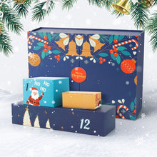 Afbeelding in Gallery-weergave laden, Schilderen op Nummer Adventskalender 2025 - Gezellig &amp; Feestelijk (Blauw - 12 deurtjes)